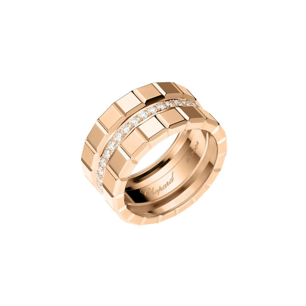 Ice Cube Diamond Ring Fashion Ring - 1